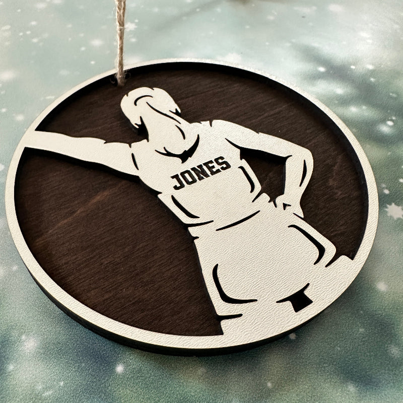 Custom Cheerleader Ornament Female
