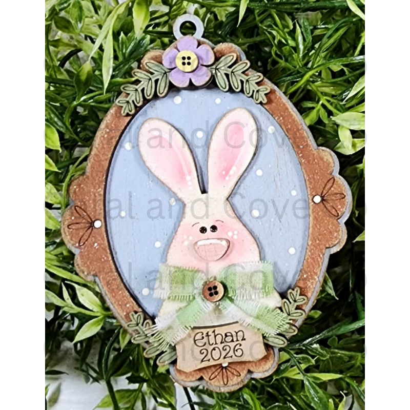 Framed Easter Basket Tags DIY Wood Blanks Kit