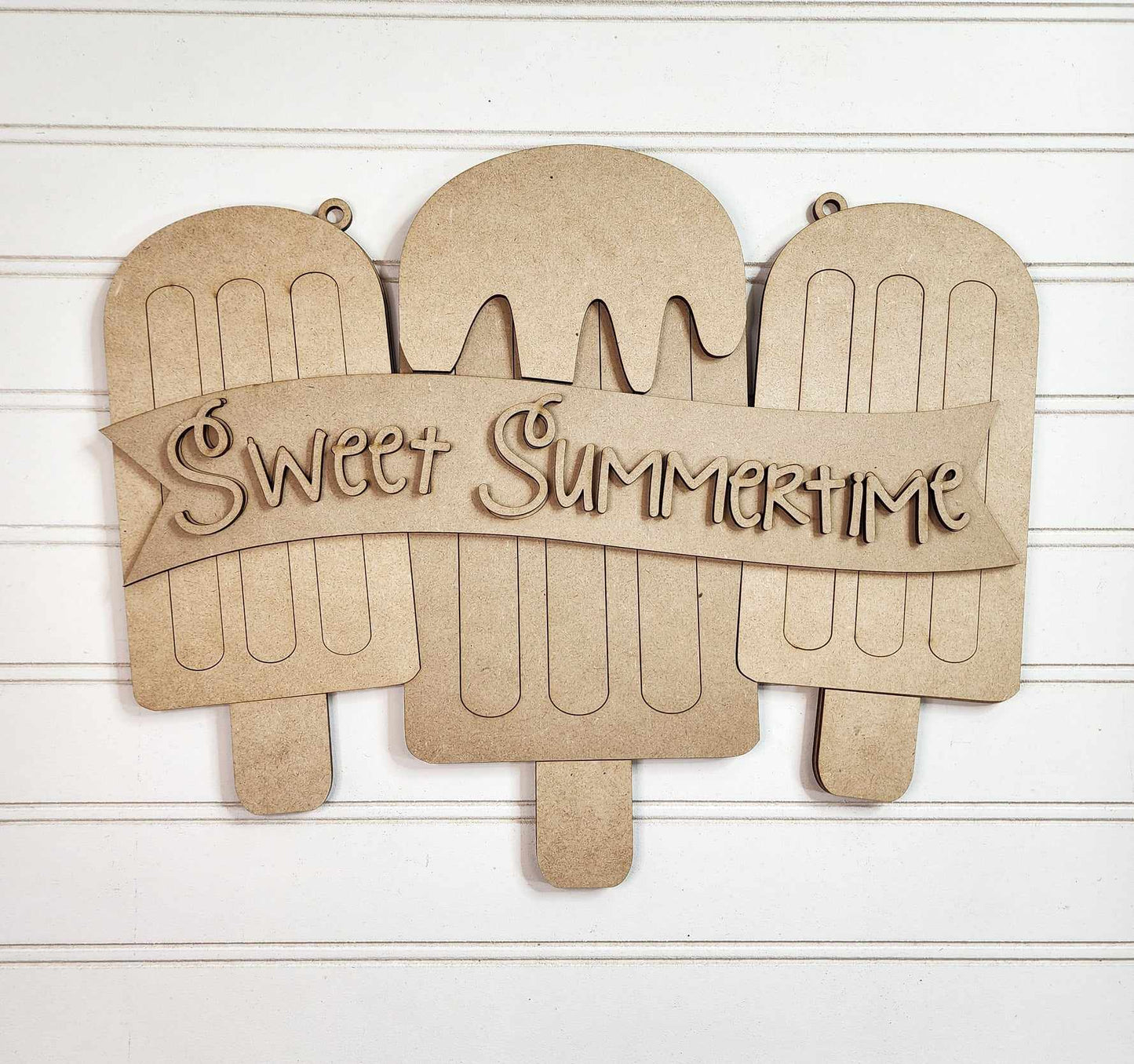 Sweet Summer Time Door Hanger DIY Wood Blanks