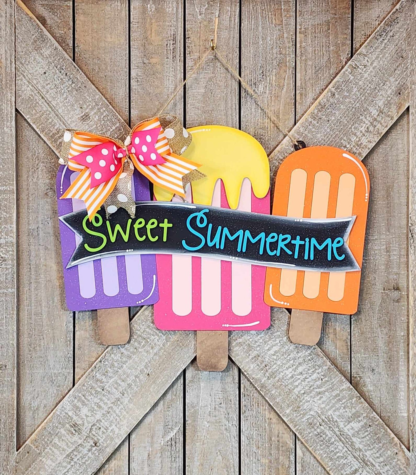 Sweet Summer Time Door Hanger DIY Wood Blanks