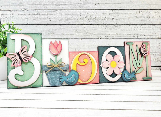 Bloom Shelf Sitter DIY Wood Blanks Kit
