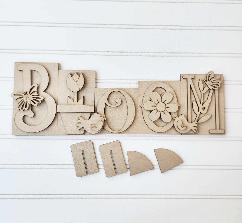 Bloom Shelf Sitter DIY Wood Blanks Kit