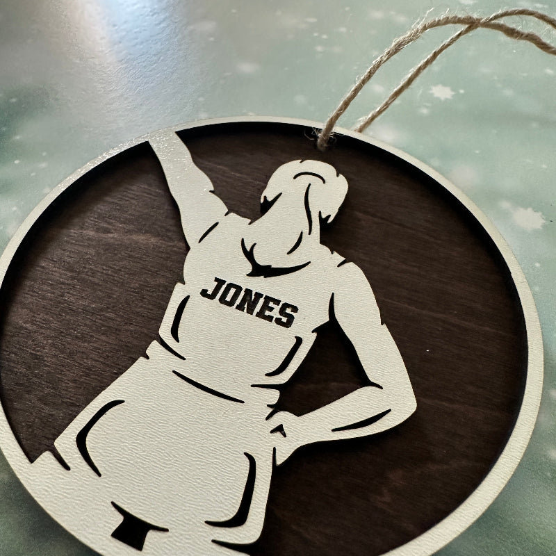Custom Cheerleader Ornament Female