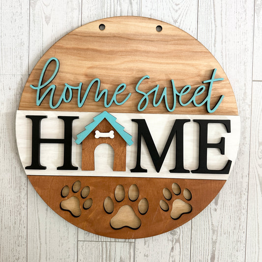 Dog Lover Door Hanger DIY Wood Blank Kit – Beginner Friendly