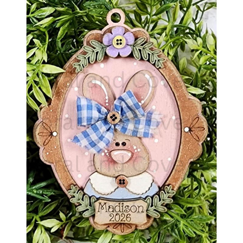 Framed Easter Basket Tags DIY Wood Blanks Kit