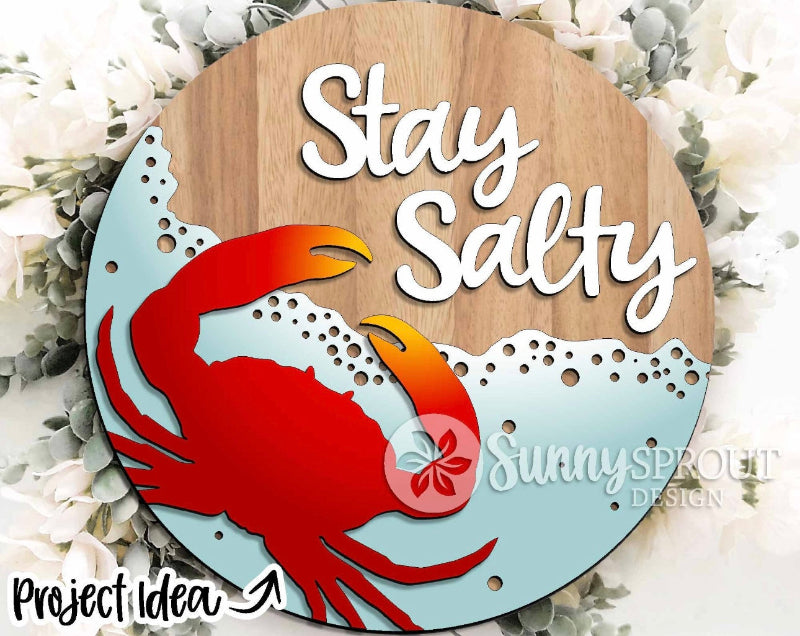 Stay Salty Door Hanger Craft Kit